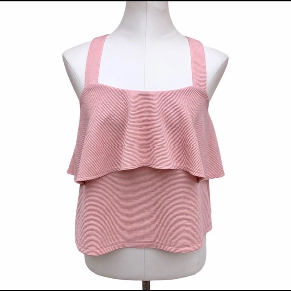 Madewell Texture & Thread Tiered Tank Top - Picture 2 of 3